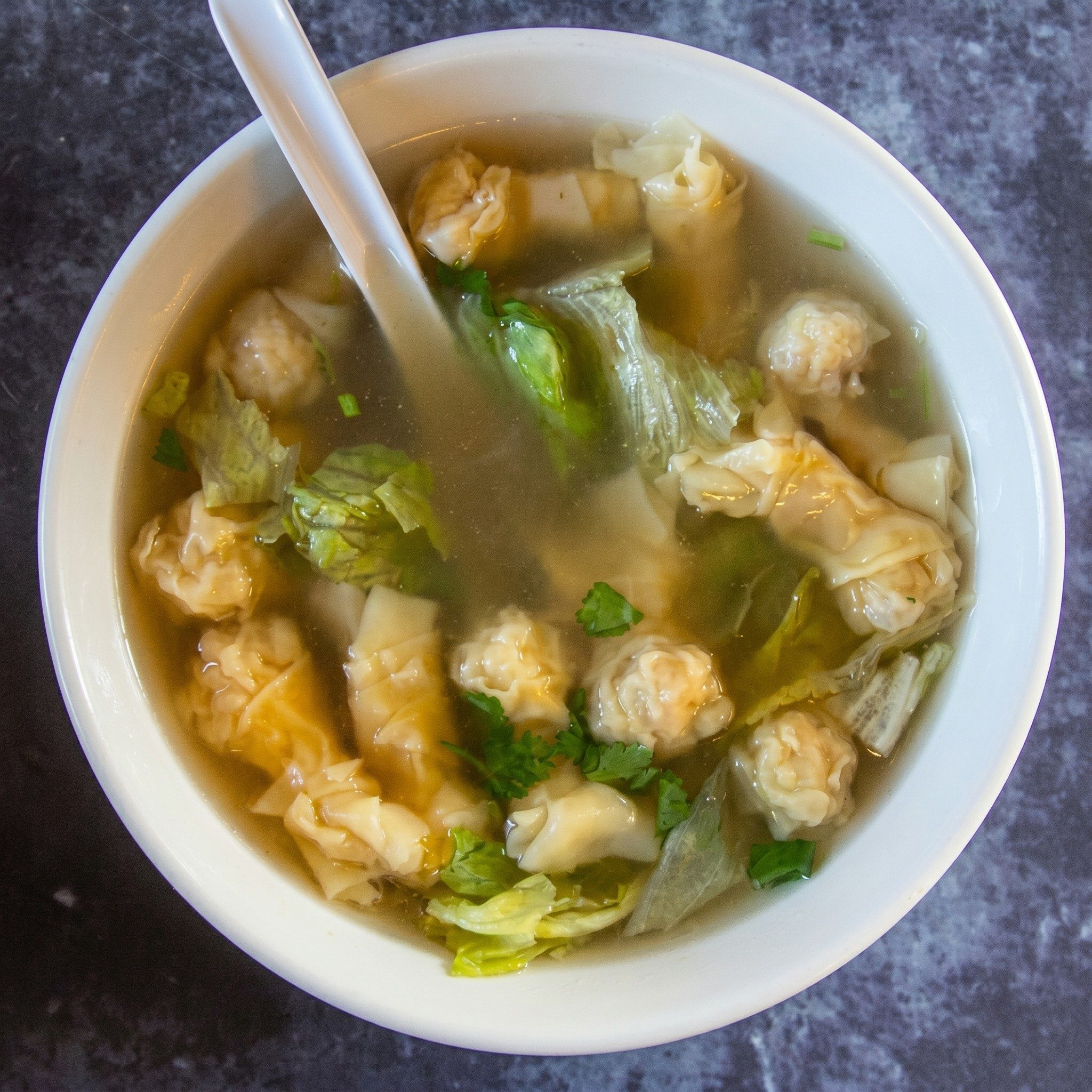 Chicken Wonton Soup.