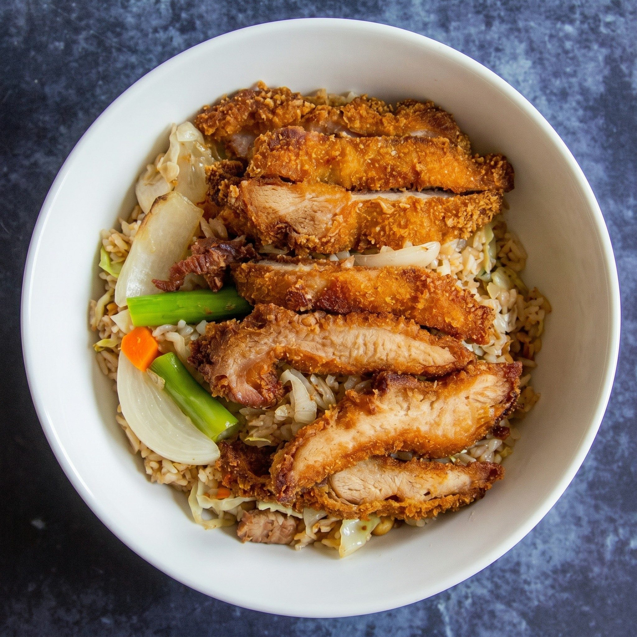 Crispy Chicken Fried Rice.
