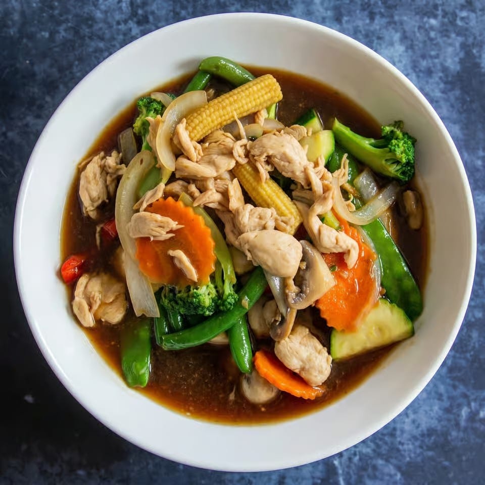 Mixed Vegetable Stir-Fry.